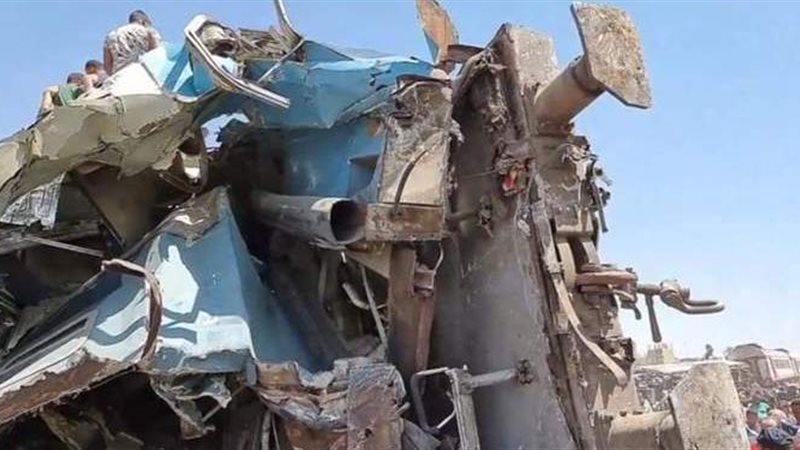 حادث قطار سوهاج