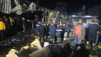 المعمل الجنائي والنيابة العامة ينتهيان من معاينة حريق نفق عرابي | فيديو