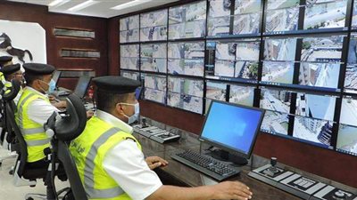 زحام مروري بمحاور القاهرة والجيزة