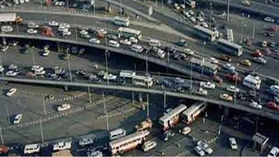 كثافات مرورية عالية على الطريق الدائرى | فيديو