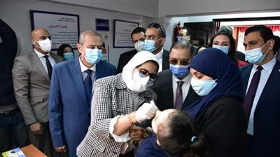 وزيرة الصحة تطلق حملة التطعيم ضد شلل الأطفال من الأسمرات