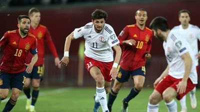 منتخب إسبانيا يخطف فوزا قاتلا من جورجيا 1/2 بتصفيات المونديال