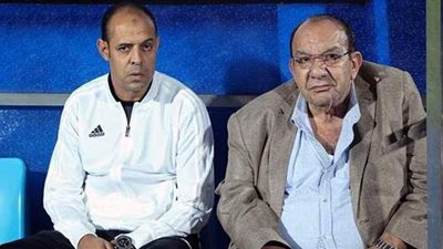 عماد النحاس وعادل فتحي يتابعان ودية ناشئي المقاولون والبطل الأوليمبي