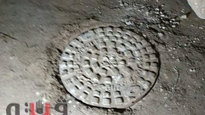 استجابة للأهالي.. تغطية بيارات الصرف الصحي المكشوفة بقرية في السنطة | صور