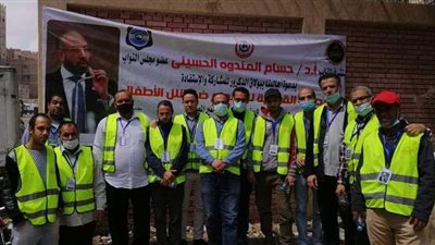 حسام المندوه يواصل دعم حملة التطعيم ضد شلل الأطفال ببولاق