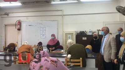 وكيل صحة الغربية يتابع سير امتحانات المعهد الفني الصحي