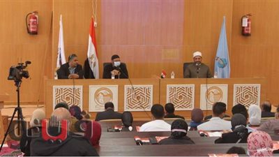 ندوة عن دور الكنيسة والمسجد وتجديد الخطاب الديني في جامعة جنوب الوادي