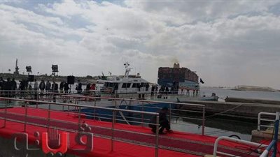 انتظام حركة السفن وتسيير قافلتي الشمال والجنوب في قناة السويس | فيديو وصور