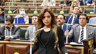 هبة العوضي تؤدي اليمين الدستورية خلفا للنائب كمال عامر