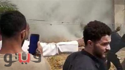 ضبط المتهمين بإشعال النيران في منزل بالغربية  | صور