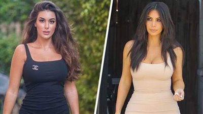 كيم كارداشيان تتصدر تويتر بعد إطلالة ياسمين صبري الشبيهة لها.. ومتابعة: وربي افتكرتها هي