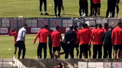 كهربا ينتظم في تدريبات الأهلي