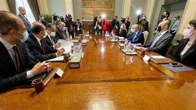 بدء جلسة مباحثات موسعة بين مصر وكرواتيا فى القاهرة | صور