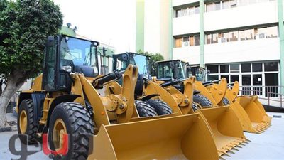 معدات جديدة لدعم منظومة النظافة وتحسين الخدمات للمواطنين بقنا 