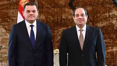 رئيس الحكومة الليبية: الأمن المائي والقومي لمصر جزء من أمننا القومي