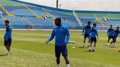 أنطوي يعود لتدريبات بيراميدز قبل السفر للمغرب | صور