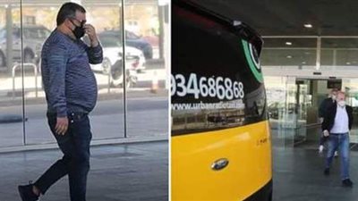 لحظة وصول وكيل أعمال هالاند ووالده إلي برشلونة/ فيديو