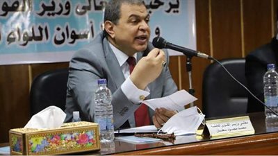 سعفان ومحافظ أسوان يلتقيان العمالة العائدة من الخارج