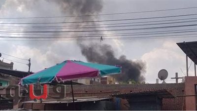 السيطرة علي حريق بمنزل في طنطا /صور