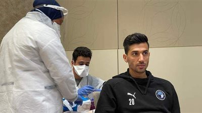 بعثة بيراميدز تجري مسحة كورونا استعدادا لمواجهة الرجاء| صور