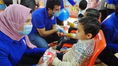 حملة صحية للكشف المبكر عن أمراض السمنة والتقزم بدور أيتام الدقهلية | صور