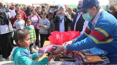 محافظة شمال سيناء تحتفل بيوم اليتيم بزراعة شجر الزيتون