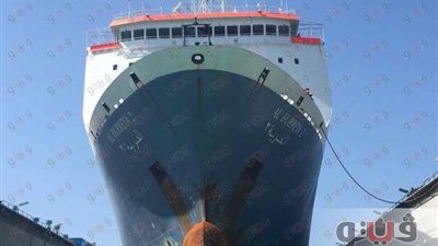 بالصور.. «ترسانة بورسعيد البحرية» تستقبل السفينة الحرية 2