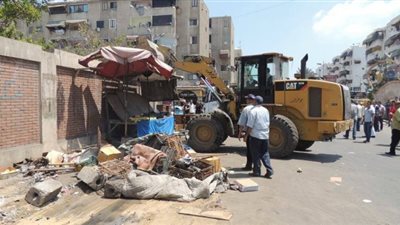 حملة أمنية لرفع الإشغالات والمخالفات المرورية في طنطا