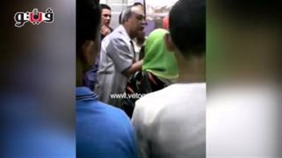 بالفيديو.. مشادات بين السيدات ورئيس مترو الدقي بسبب تعطل حركة القطارات