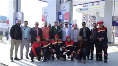 غاز تك تبدأ التشغيل التجريبي لمحطة وقود متكاملة بالشراكة مع إينى ببورسعيد | صور