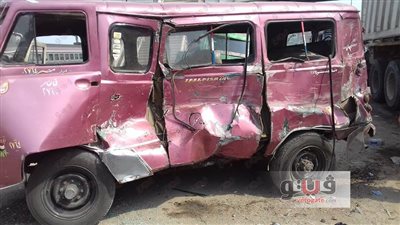 بالصور.. إصابة 11 مواطنا في حادث بطريق «القاهرة - الإسكندرية»
