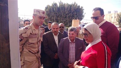 تفاصيل جولة وزيرة الصحة في جنوب سيناء