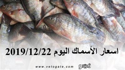 اسعار الأسماك اليوم 2019/12/22 في سوق العبور لتجارة الجملة