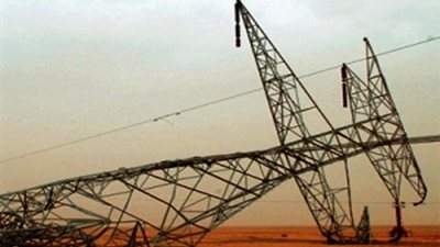 الاعتداء رقم 44 على خطوط الكهرباء بمأرب