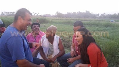 بالصور.. راندا البحيرى وأحمد عزمى يبدءان تصوير «السويسرى»