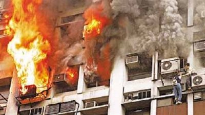 انتداب المعمل الجنائي في حريق شقتين بـ«أكتوبر والحوامدية»