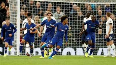 تشيلسي يضرب توتنهام بثنائية نظيفة في الشوط الأول 