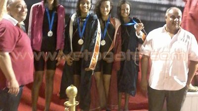 بالصور.. الشمس يحقق المركز الثاني ببطولة القاهرة للسباحة