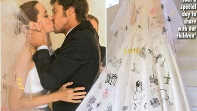 5 ملايين دولار لصورتي زفاف «أنجلينا جولي» و«براد بيت»