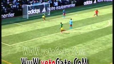 بالفيديو.. كلينتون يتقدم بالهدف الأول للكاميرون في مرمى الكونغو