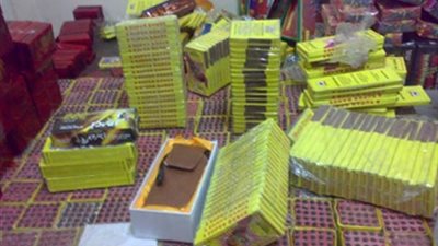 ضبط 18 ألف صاروخ ألعاب نارية بالمحافظات