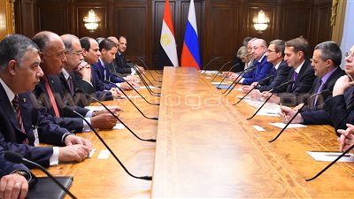 «الرئاسة»: لمسنا حرص الجانب الروسي على الارتقاء بالعلاقات مع مصر