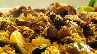 طريقة عمل الكبسة باللحم من الشيف سارة