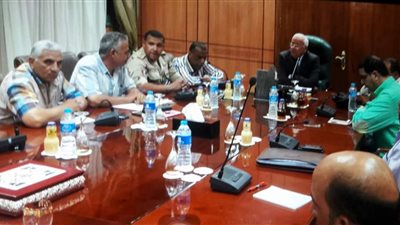 تفاصيل اجتماع محافظ بورسعيد مع لجنة تقنين أوضاع الأراضي