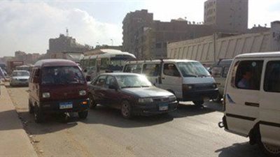 شلل مرورى أعلى «الدائري» لانقلاب سيارة نقل في بهتيم