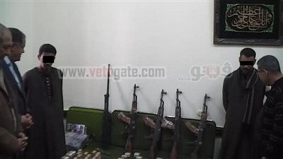 ضبط مدفع جرينوف و2550 طلقة بحوزة سائق بمطروح