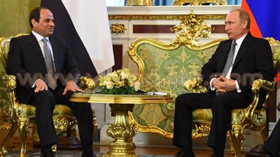 بث مباشر.. مؤتمر صحفي لـ«السيسي» و«بوتين» في الكرملين