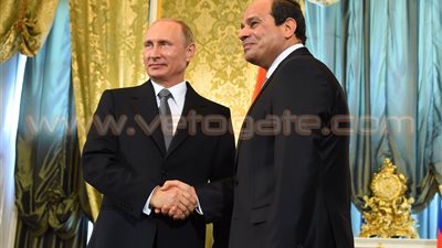 السيسي يشكر بوتين على مشاركة قطعة بحرية عسكرية في قناة السويس
