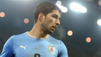 إصابة خفيفة لسواريز في المران الصباحي لأوروجواي