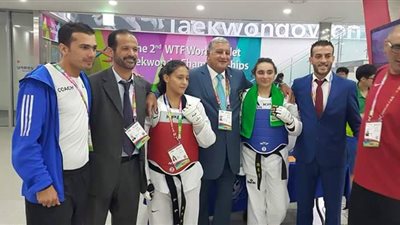 «الشمس» يهنئ ندي الأشقر بعد فوزها ببرونزية العالم لـ «التايكوندو»